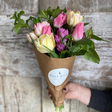 Load image into Gallery viewer, Wrapped Bouquet in Kraft Paper